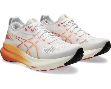 Кроссовки ASICS GEL-Kayano 31, цвет White/Faded Orange