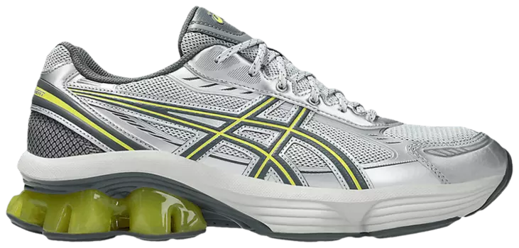 Кроссовки ASICS Gel Kinetic Fluent 'Glacier Grey Lime', серый