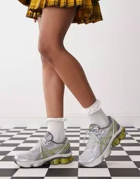 Кроссовки Asics Gel-Kinetic Fluent в цвете «ледниково-серый» и «стальной серый»