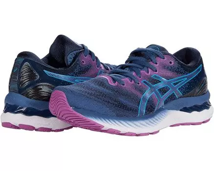 Кроссовки ASICS GEL-Nimbus 23, цвет Grand Shark/Silver Aqua