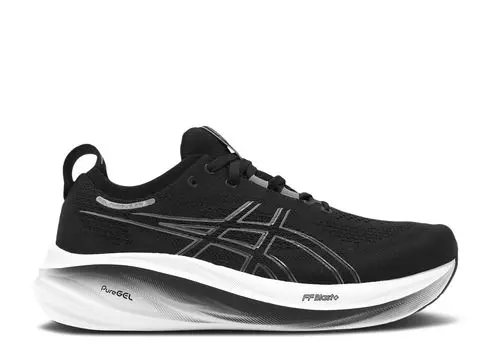 Кроссовки ASICS Gel Nimbus 26 4E Wide 'Black Graphite Grey', черный