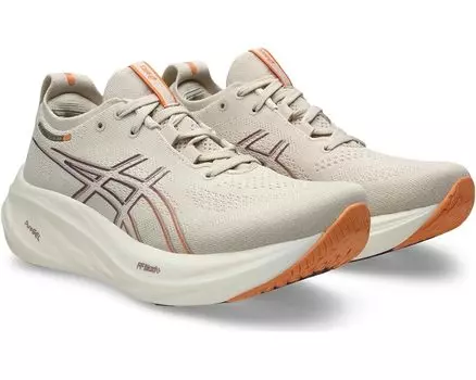 Кроссовки ASICS GEL-Nimbus 26, цвет Oatmeal/Faded Orange