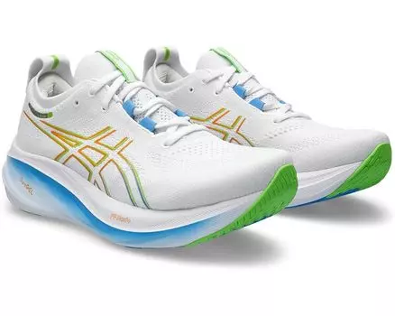 Кроссовки ASICS GEL-Nimbus 26, цвет White/Waterscape