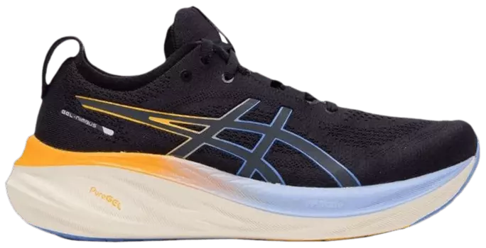 Кроссовки ASICS Gel Nimbus 26 Lite-Show 'Black Orange Gradient', черный