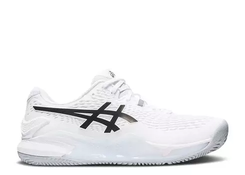 Кроссовки ASICS Gel Resolution 9 Clay 'White Black', белый