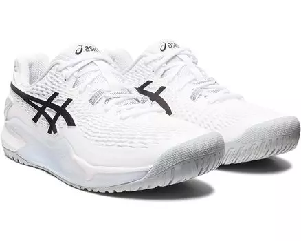 Кроссовки ASICS GEL-Resolution 9, цвет White/Black