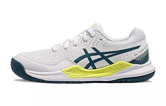 Кроссовки Asics Gel-Resolution 9 Kids для детей, White blue-green
