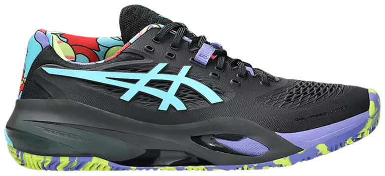 Кроссовки ASICS Gel Resolution X Padel LE 'Black Energy Aqua', черный
