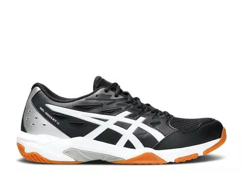 Кроссовки ASICS Gel Rocket 11 2E Wide 'Black Pure Silver', черный