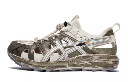 Кроссовки Asics Gel-Sonoma SE Lifestyle Shoes Unisex Low-top Off-white, зеленый