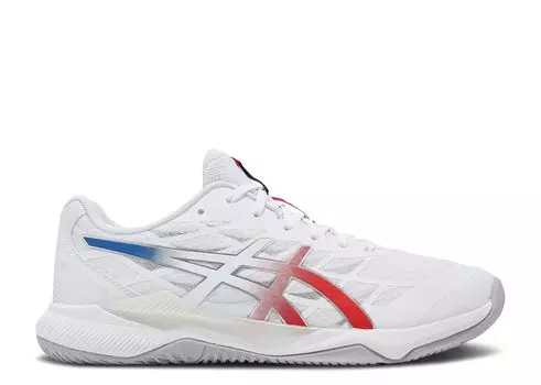 Кроссовки ASICS Gel Tactic 12 2E Wide 'White Pure Silver', белый