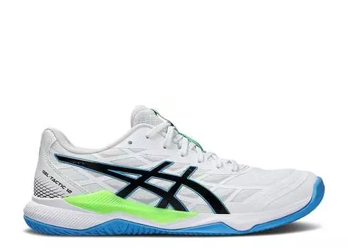 Кроссовки ASICS Gel Tactic 12 'White Blue Lime', белый