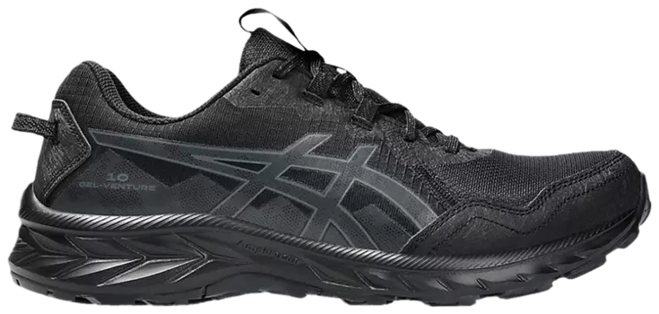 Кроссовки ASICS Gel Venture 10 Extra Wide 'Black Graphite Grey', серый