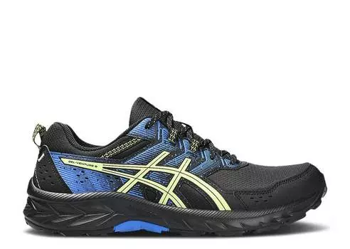 Кроссовки ASICS GEL VENTURE 9 EXTRA WIDE 'BLACK GLOW YELLOW', черный