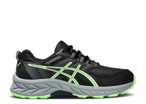 Кроссовки ASICS Gel Venture 9 Gs 'Black Illuminate Green', черный
