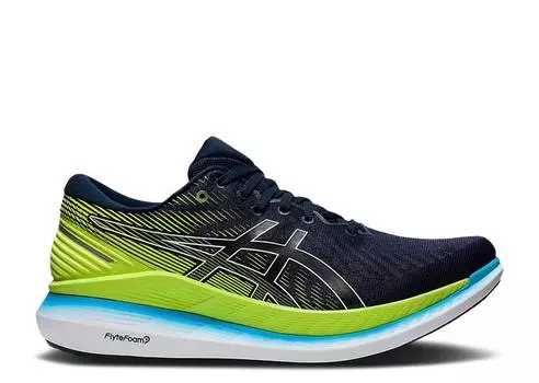 Кроссовки ASICS GLIDERIDE 2 'FRENCH BLUE HAZARD GREEN', синий