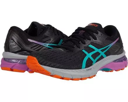 Кроссовки ASICS GT-2000 9 Trail, цвет Black/Baltic Jewel