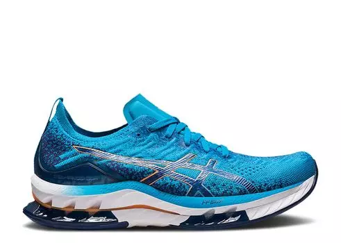 Кроссовки ASICS Kinsei Blast 'Island Blue Sun Peach', синий