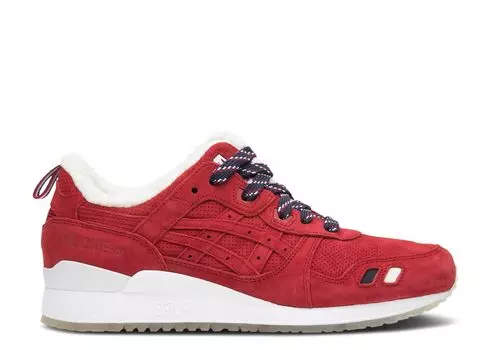 Кроссовки ASICS Kith X Moncler X Gel Lyte 3 'Red', красный