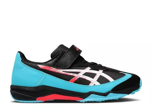 Кроссовки ASICS Lazerbeam SJ MG GS Wide, цвет Black Neon Red