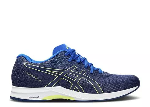 Кроссовки ASICS Lyteracer 4 'Deep Ocean Glow Yellow', синий