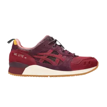 Кроссовки ASICS mita x Gel Lyte 3 OG Dried Rose, красный