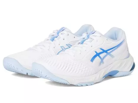 Кроссовки ASICS Netburner Ballistic FF 3 Volleyball Shoe, цвет White/Blue Coast