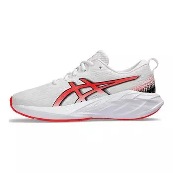 Кроссовки Asics Novablast 4 GS 'White Sunrise Red', белый/красный