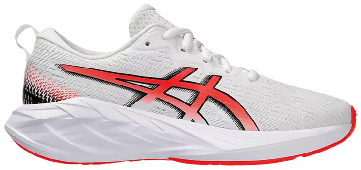 Кроссовки ASICS Novablast 4 GS 'White Sunrise Red', белый