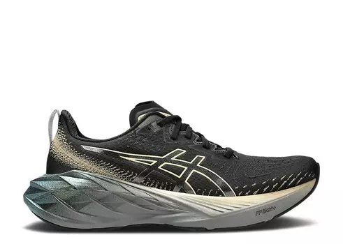 Кроссовки ASICS Novablast 4 Platinum 'Black Champagne', черный