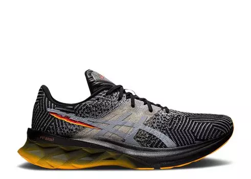 Кроссовки ASICS Novablast 'Pixel Noise - Sheet Rock', черный