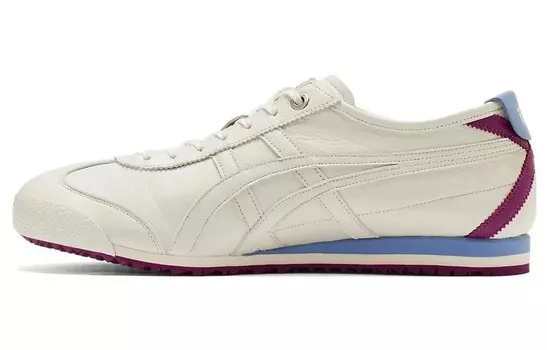 Кроссовки ASICS Onitsuka Tiger Mexico 66 SD Cream Sky Blue Berry, белый/синий/фиолетовый
