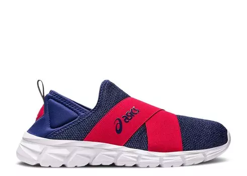 Кроссовки ASICS Quantum Lyte Slip-On 'Indigo Blue Speed Red', синий