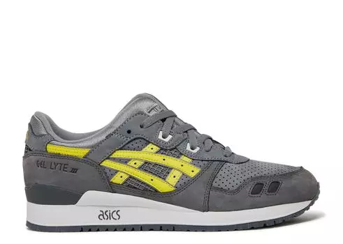 Кроссовки ASICS Ronnie Fieg X Gel Lyte 3 Remastered 'Super Yellow', серый
