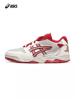 Кроссовки Asics с износостойким захватом, бежевый / коричневый / зеленый