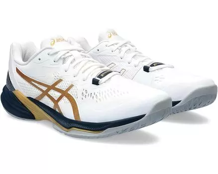 Кроссовки ASICS Sky Elite FF 2 Volleyball Shoe, цвет White/Pure Gold