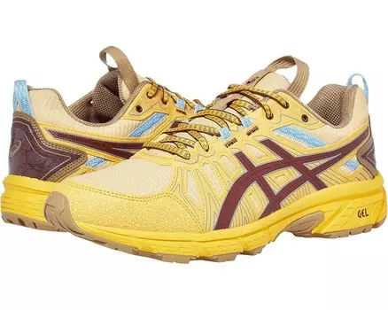 Кроссовки ASICS Sportstyle HN1-S GEL-Venture 7, цвет Yellow/Ox Brown