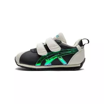 Кроссовки Asics Suku Toddler Shoes TD Low-top Black/white/green, белый