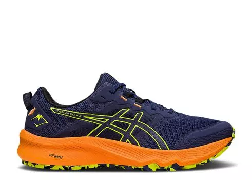 Кроссовки ASICS Trabuco Terra 2 'Deep Ocean Neon Lime', синий