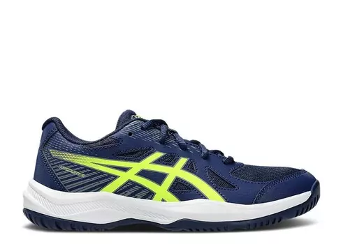 Кроссовки ASICS Upcourt 6 GS, цвет Blue Expanse Safety Yellow