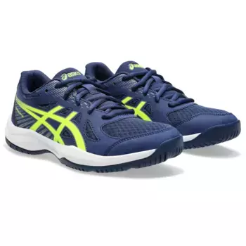 Кроссовки Asics «UPCOURT 6 GS» для занятий спортом в помещении, цвет BLUE EXPANSE/SAFETY YELLOW