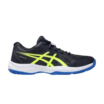 Кроссовки ASICS Upcourt 6 GS Midnight Safety Yellow, синий