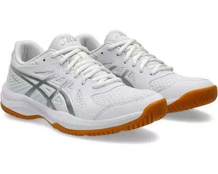 Кроссовки ASICS Upcourt 6 Volleyball Shoe, цвет White/Pure Silver