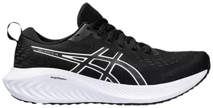 Кроссовки ASICS Wmns Gel Excite 10 Wide 'Black White', черный