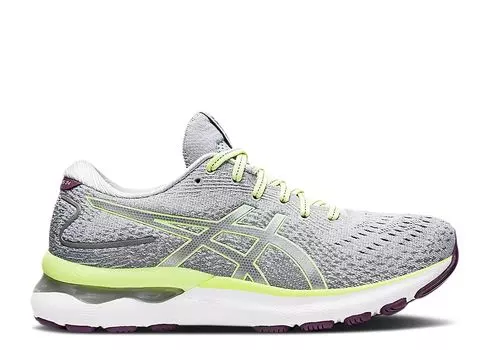 Кроссовки ASICS Wmns Gel Nimbus 24 'Piedmont Grey Lime Green', серый