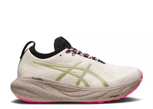 Кроссовки ASICS Wmns Gel Nimbus 25 Tr 'Nature Bathing - Lime Green', кремовый