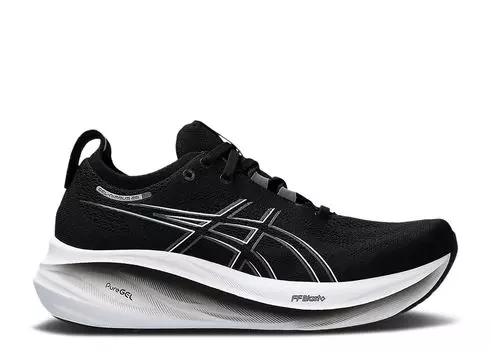 Кроссовки ASICS Wmns Gel Nimbus 26 Wide 'Black Graphite Grey', черный