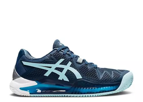 Кроссовки ASICS Wmns Gel Resolution 8 Clay 'Light Indigo Clear Blue', синий
