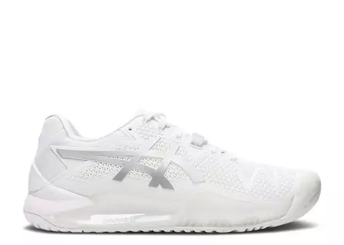 Кроссовки ASICS Wmns Gel Resolution 8 'White Pure Silver', белый