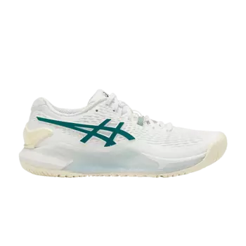 Кроссовки ASICS Wmns Gel Resolution 9 'White Pitch Green', белый